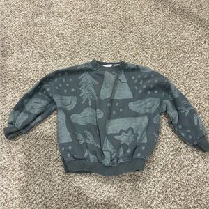 Zara Crewneck Grey Sweatshirt